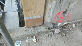 Anschluss der Holzkonstruktion an die bestehende Betonteile