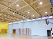 Interior view of the hall