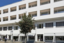 Densified building in the small town
