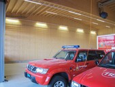 Die neue Garage bietet viel Platz für alle Arten von Fahrzeugen...