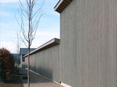 Space for 57 horses: The stables are made entirely of wood