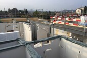 Installation de la poutrelle sous-tendue