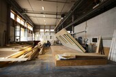 Produktion der Holzelemente bei Implenia