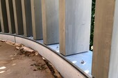 Stützen beim Pavillon