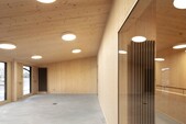 Surfaces en bois visibles à l'intérieur du Werkhof