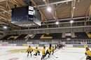 South VIP box at the ice rink