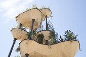 Die Schalen in luftiger Höhe