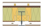 Construction detail facade