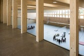 View of the gymnasium from the gallery photo ©Primula Bosshard