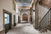 Two-story entrance area in the central section