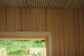 Fensteranschlag und Brettstapelanschlüsse