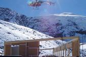 Aufrichten mit Helikopter