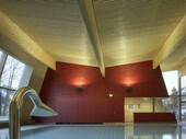 Interior view towards the non-swimmer pool