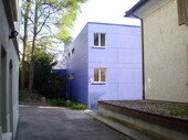 Front view with entrance front
