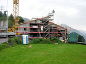 Rohbau des Gebäudes